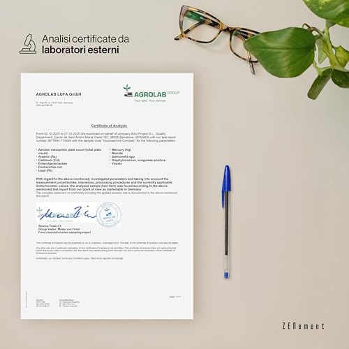 Glucosamina con Condroitina, MSM, Boswellia, Bambù e Quercetina, 365 Capsule (Fornitura per 1 Anno) - Alto Dosaggio - Glucosamina Complex Senza Glutine e Lattosio - Zenement - 5