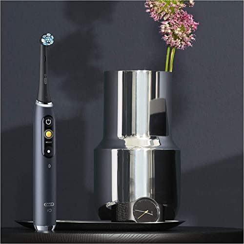 Oral-B iO9 Electric Toothbrush, Gifts For Women / Men, App Connected Handle, 1 Ultimate Clean Toothbrush Head & Charging Travel Case, 7 Modes, Teeth Whitening, 2 Pin UK Plug, Special Edition