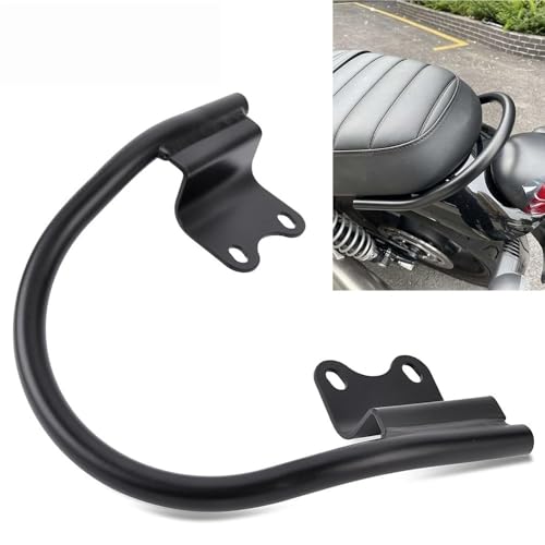 Porte bagages moto robuste avec poignées de maintien intégrées
