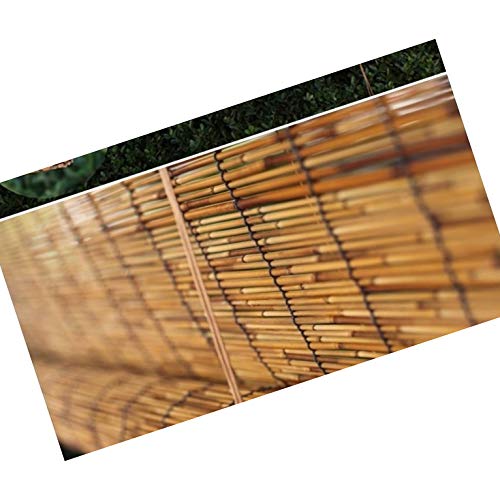Estor enrollable de bambú natural a medida para ventanas y puertas de terrazas 4
