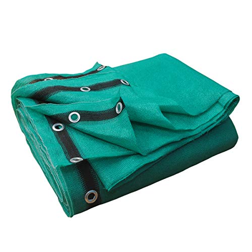 Image of NMK NETS Green Shade Net 90% UV Protected for terrece Garden, Green House, Balcony and Gardening Multipurpose with Attached Eyelets (10 x 95 feet, Green)