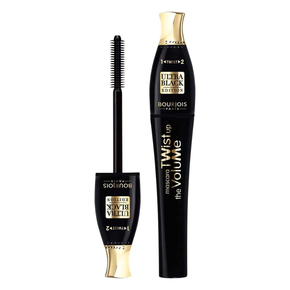 2 x Bourjois Paris Twist Up The Volume Mascara 01 Ultra Black, 8 ml (Pack of 2) - Image 2