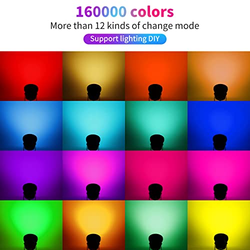 S Sunsbell Spot Lights Outdoor, 2Pcs 10 W Rgbw Lawn Flood Light Stake, Ip65 Waterproof Outdoor Spotlights For Yard, App Control Color Changing Smart Home Lighting, 90-245 V Rgb Lights Holiday Lights #TOP2