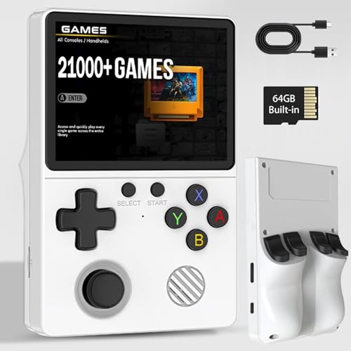 GB350 Retro Konsole Handheld Spielkonsole, Portable Handheld Video Games mit 21.000+ Klassischen Spielen, 3,5-Zoll-IPS-Bildschirm, Tragbarer Videospielkonsole Linux-System Mini Retro Konsole (Max UP+) GB350 Retro Konsole Handheld Spielkonsole, Portable Handheld Video Games mit 21.000+ Klassischen Spielen, 3,5-Zoll-IPS-Bildschirm, Tragbarer Videospielkonsole Linux-System Mini Retro Konsole (Max UP+)
