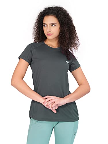 Image of TECHNOSPORT Women's 100% Polyester Regular Fit T-Shirt