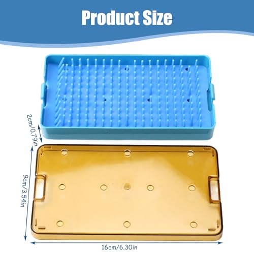 Instruments autoclavables boîte de stérilisation plastique et silicone 6.3x3.5x0.8 - 5