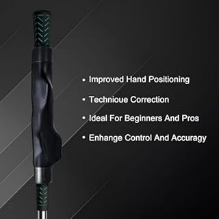 Golf Grip Trainer, Golf Club Grip Trainer for Right Hand,Improves Grip Strength and Accuracy,Trains Correct Hand Position for Stable Swing,Golf Training Swing Aid for All Level Golfers Black,1PCS