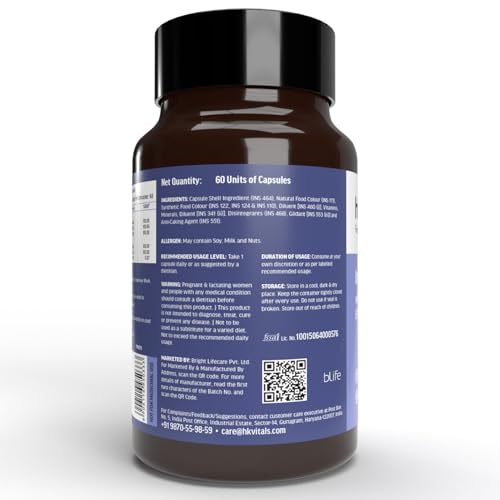 HealthKart hk vitals Iron + Folic Acid Supplement (60 Capsules) | With Zinc, Vitamin C & Vitamin B12, Supports Blood Building | Immunity and Energy - Image 4