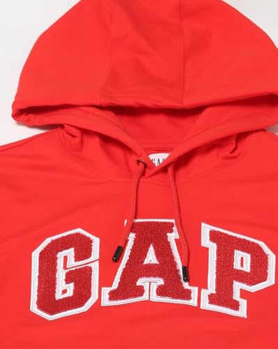 Image of Gap Men Regular Fit Logo Print Full Sleevesd Cotton Hoodie