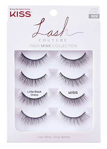Kiss Lash Couture Faux Mink Little Black Dress Multi-Pack (6 Pack)