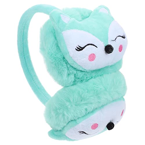 BESPORTBLE Orejeras cálidas de invierno para las orejas. Bonitas orejeras de felpa, protección auditiva para el clima frío, para niños, niñas, Navidad, Año Nuevo, regalo de lago, color azul Cover