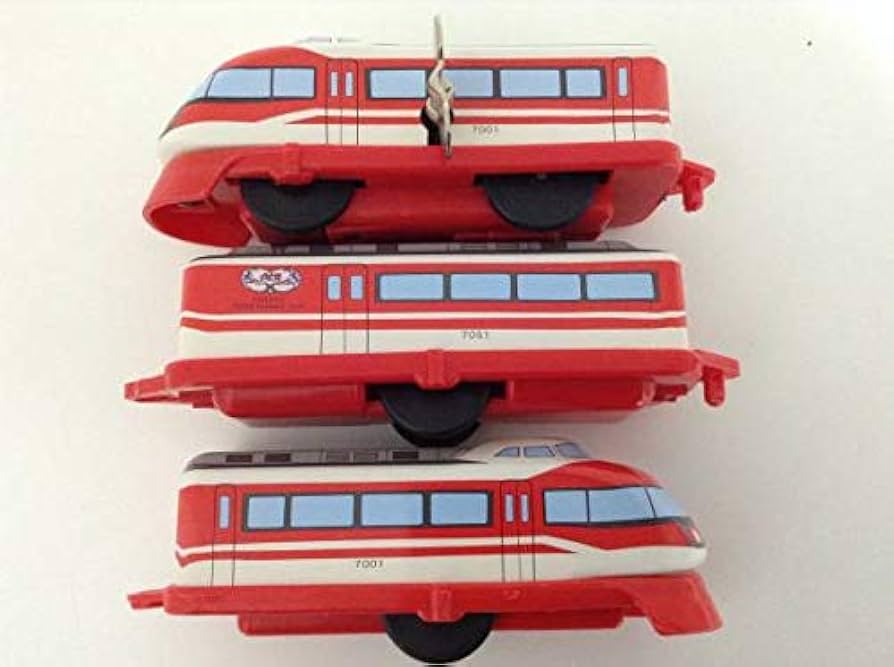 激レア&美品】小田急ロマンスカー 7000形 LSE ブリキ おもちゃ 3