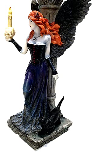 Estatua Oraculo Da Noite Anjo Gotico Veronese 07105