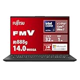 富士通 ノートパソコン 日本製 FMV LIFEBOOK WU4/J3 (MS Office 2024/顔認証対応/Win 11/14.0型/Core Ultra 7/32GB/SSD 1TB) UHシリーズ AZ_WU4J3_Z722