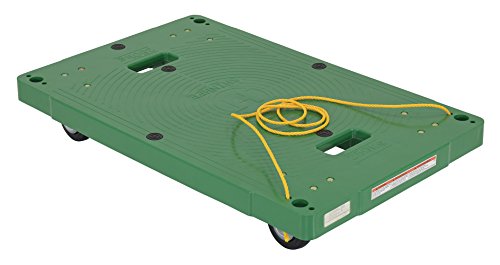 Dolly de polietileno con cuerda 33.5 x 21 x 6.3 in capacidad 500 lb miniatura 1