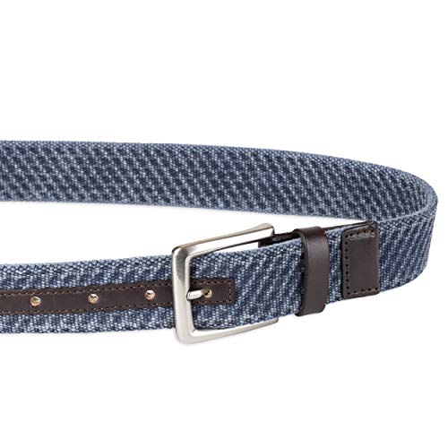 Tommy Bahama Men's Marled Fabric Web Belt3