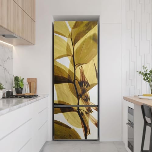 Decoración para Cocina con Vinilo de Flores para Nevera 70x190 cm Creando un Espacio Elegante 3