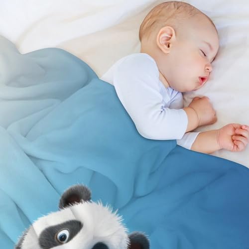 Couverture panda flannel lavable pour éliminer les nuits froides - 4