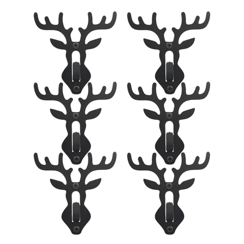 Support de tête de mort de cerf en acier robuste pour une exposition murale premium