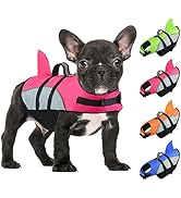 Hundeschwimmweste Hund Rettungsweste für Hunde mit reflektierenden Streifen, Größenverstellbar mi...