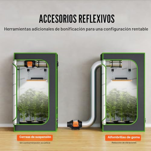 Miniatura 6 de Vevor Ventilador Extractor De Conducto De 4 Extractor En Línea Con Ventilador En Silencio 21 W Motor De Cobre Ventilador De Extracción Velocidad Variable 2900 Rpm Para Salas De Estar Cocinas Sótanos