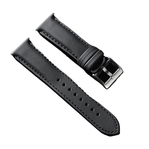 Bracelet montre dégagement rapide étanche en toile voile 18mm