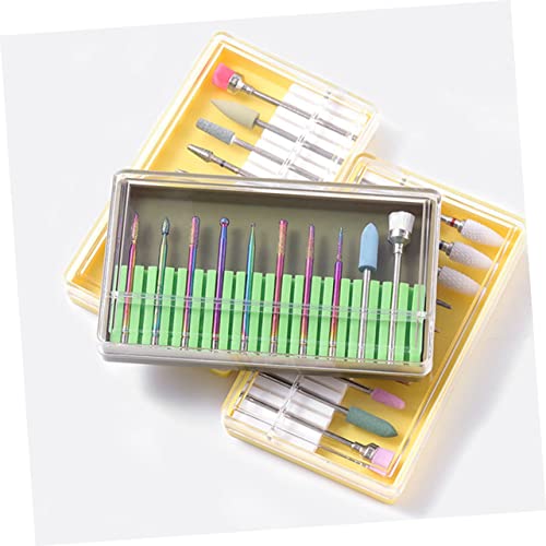 Set de brocas para taladro de uñas acrílicas miniatura 4