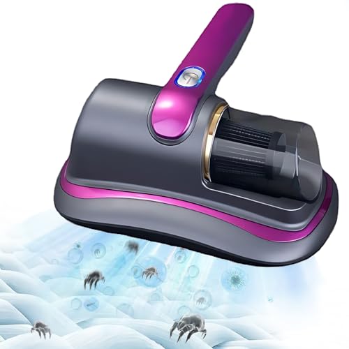 Catoco Bed Vacuum Cleaner With UV light 8Kpa Strong Suction Mattress Vacuum Cleaner Handheld Wireless Vacuum Cleaning Remover Instrument, for Bed, Sofa, Carpets