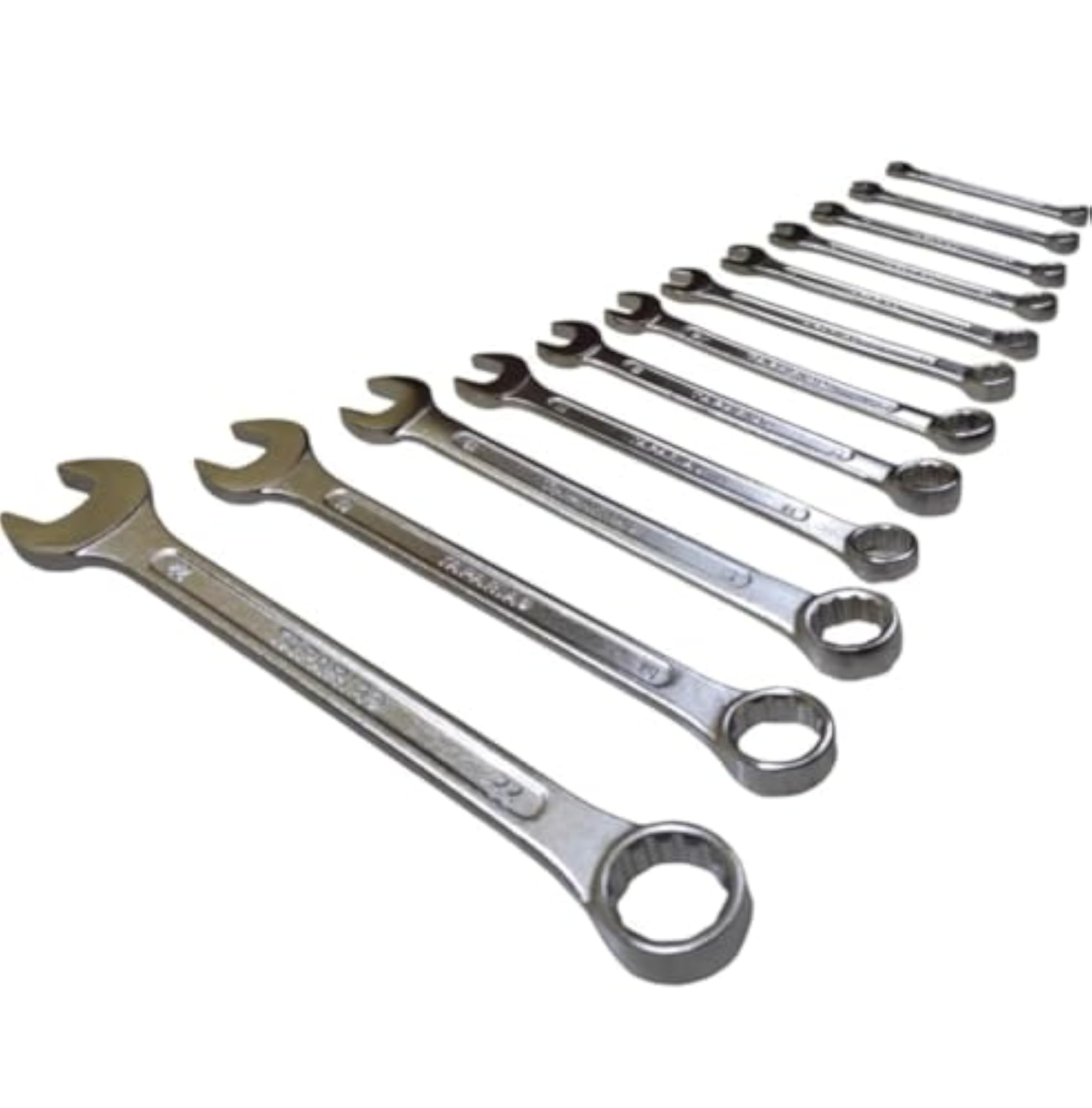 12pc Combination Spanner Set Chrome Vanadium
