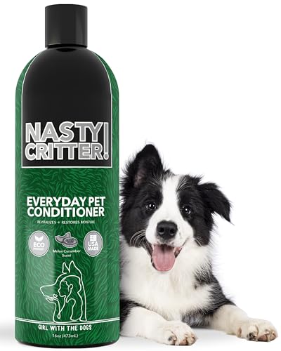 Nasty Critter! by Girl With The Dogs - Made in USA - Everyday Deep Cleaning Dog Conditioner for 8 Weeks and Up 16 oz