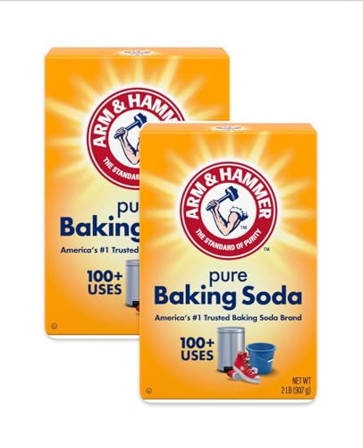 Arm & Hammer Pure Baking Soda 907g (32oz) 2 LB (Pack of 2)- Ameri...