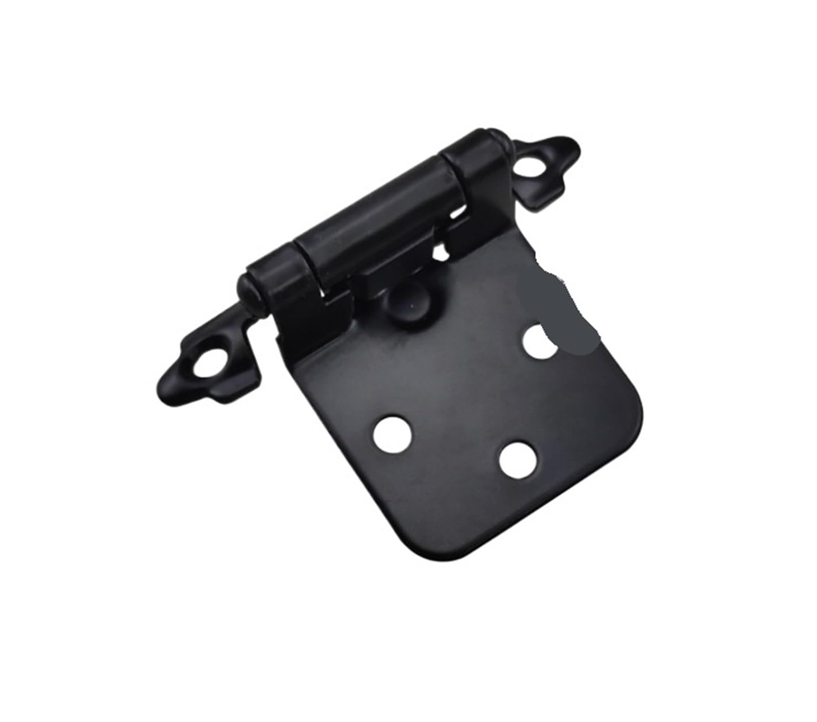 20Pcs Self-Closing Cabinet Door Hinge Furniture Hinge(Matte Black)