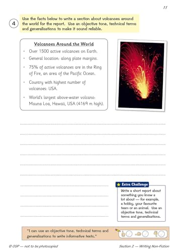 KS2 English Year 6 Writing Targeted Question Book: England's Golden Boy
