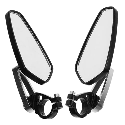 Espejo retrovisor de aluminio para manillar para mejorar la visibilidad en ciclismo de ruta