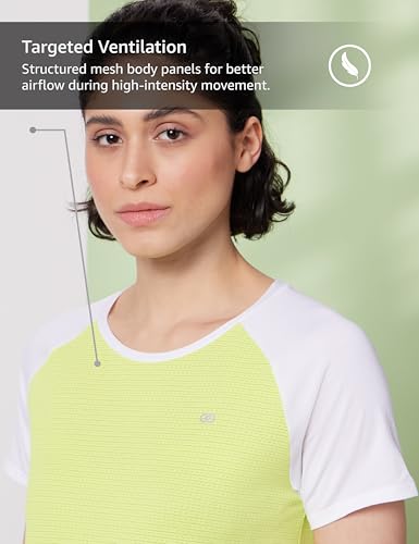 Image of Symbol Premium Women's Solid Regular Fit Sports Stretch T-Shirt | Round Neck | Raglan Sleeve | Moisture-Wicking | Activewear | Running | Gym | Plain (Available in Plus Sizes)