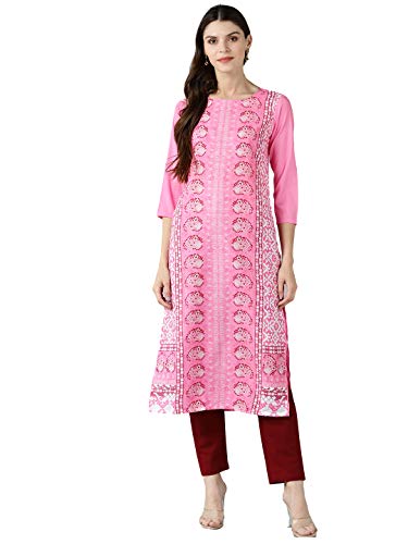 Image of Vaamsi Women's Crepe Regular Kurta