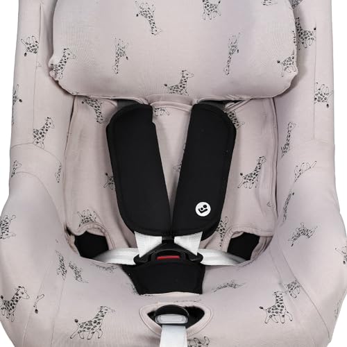 Miniatura 2 de Jyoko Kids Funda De Algodón Para Silla De Coche Compatible Con Maxi Cosi Mica Eco I-Size Giraffe