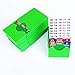 TSB Bridge Bidding Box Set of 4 - Include Quality New Plastic Bidding Cards - Bidding Box Easy to Stand and Stack - Green Color