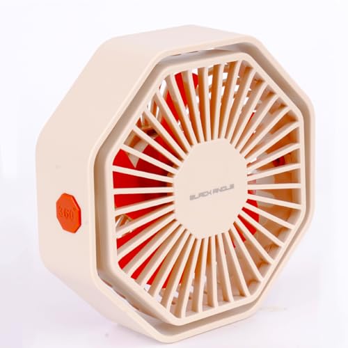 Ventilador de escritorio USB con base estable Hexa F105 y bajo consumo energético 2