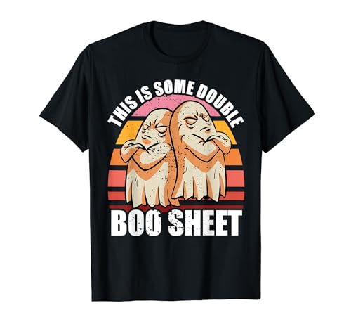 This is Some Double Boo Sheet Ghost Halloween Costume Spooky Maglietta