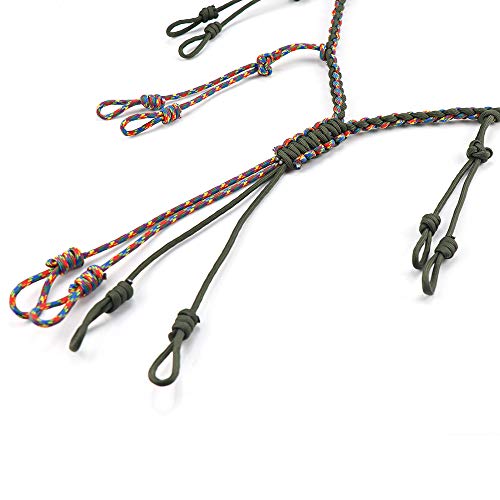 image for PSKOOK Duck Call Lanyard Paracord Hunting Goose Calls 12 Adjustable Lo