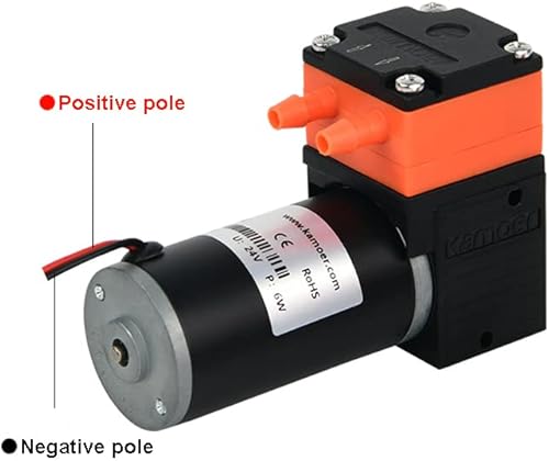 Miniatura 5 de Kamoer ELP02 micro diafragma bomba de agua 12V dc motor 20.3 fl ozmin