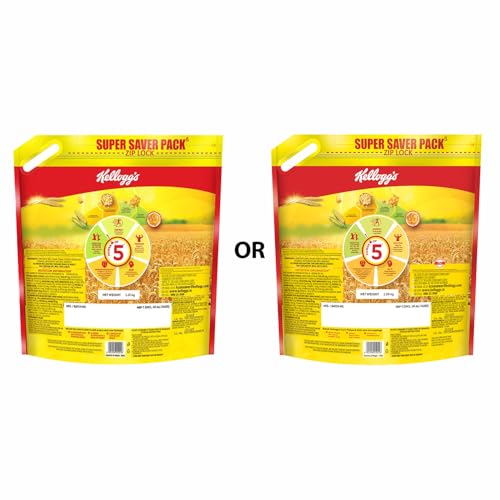 Image of Kellogg's Muesli Fruit Nut & Seeds 240 Gm and Kellogg's Corn Flakes Original 1.2 kg Pack