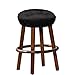 Cotton Craft - 100% Cotton Twill Bar Stool Cover 2 Pack - Black - 12 Inch Round - Tufted Stool Cover is filled with Comfortable 100% Poly fill and has an Elastic skirt to keep it locked in place