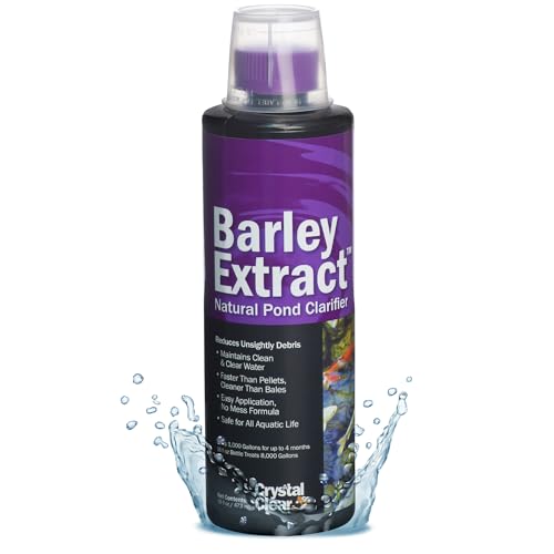 CrystalClear Barley Extract Pond Treatment Water Clarifier 32 Ounce