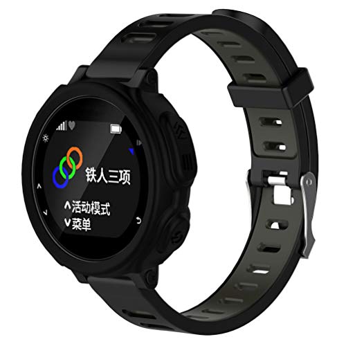 [Gloriza] K[~p Forerunner235p P[X یP[X GARMINp Forerunner 735XTp Jo[ 6FI \tgVR veN^[Jo[ ϏՌ ^ y wh~ (ubN)