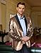 COOFANDY Men's Sequin Blazer Dinner Fashion Tuxedo for Nightclub Prom Party