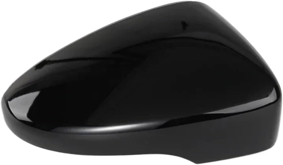 Compatible For VW Jetta Sagitar 2012 2013 2014 2015 2016-2018 Car Outside Reverse Mirror Cover Cap Wing Door Side Mirrors Housing Shell(1p1pcs dark black R)