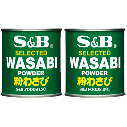 S & B Wasabi Polvere 1.06-Oz (30g) Lattine (pacchetto di 2) da parte di S & B Foods