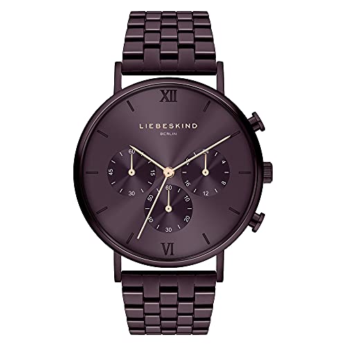 Montre en acier inoxydable Liebeskind Berlin, l'élégance d'un boîtier rond